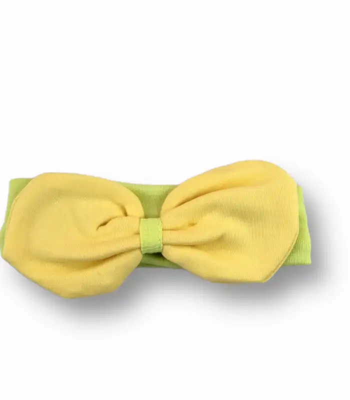 6-9 9-12 12-18 Ay Elbiseli Kedi Nakışlı Bandanalı Uzun Kollu Sweat 3lü Kız Bebek Takımı Yeşil