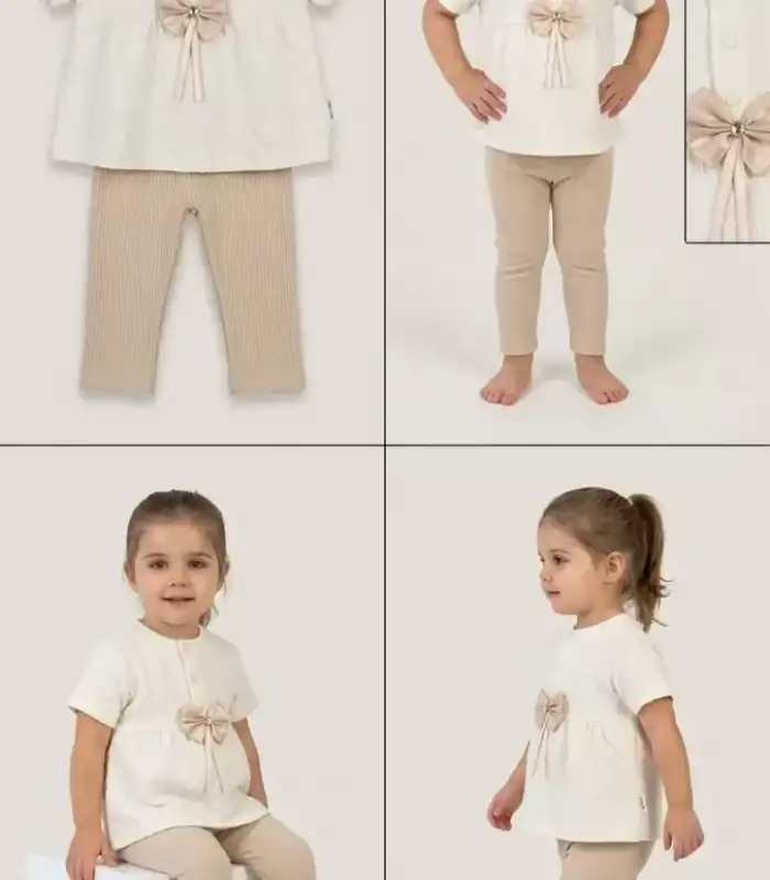 9/24 Ay Fiyonk Süslü Bebek Takımı