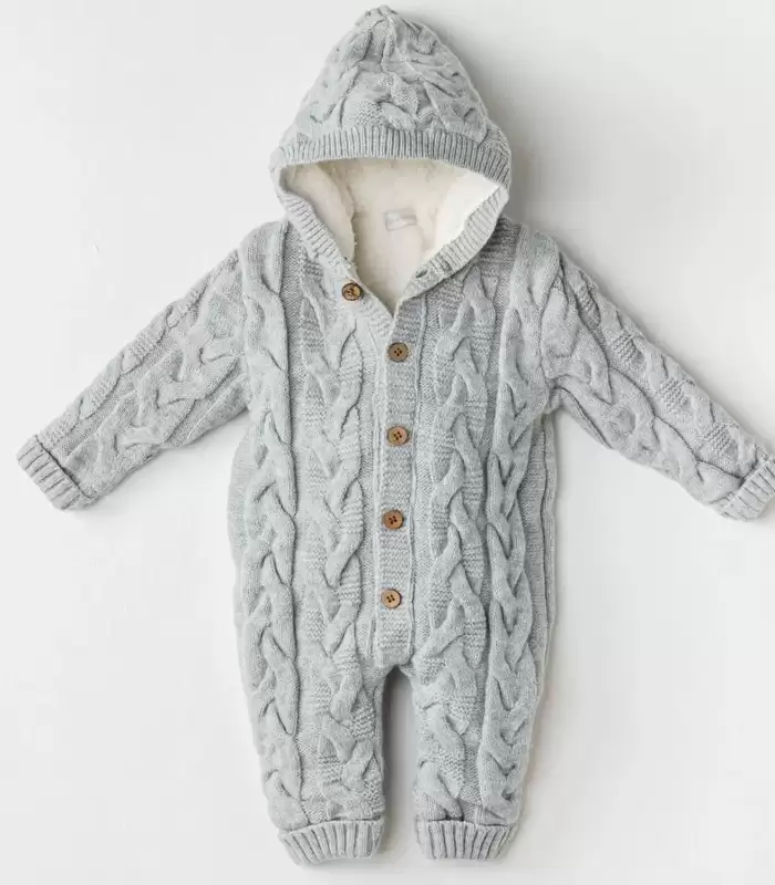 Knitwear Triko Bebe Kozmonot Grey Melange