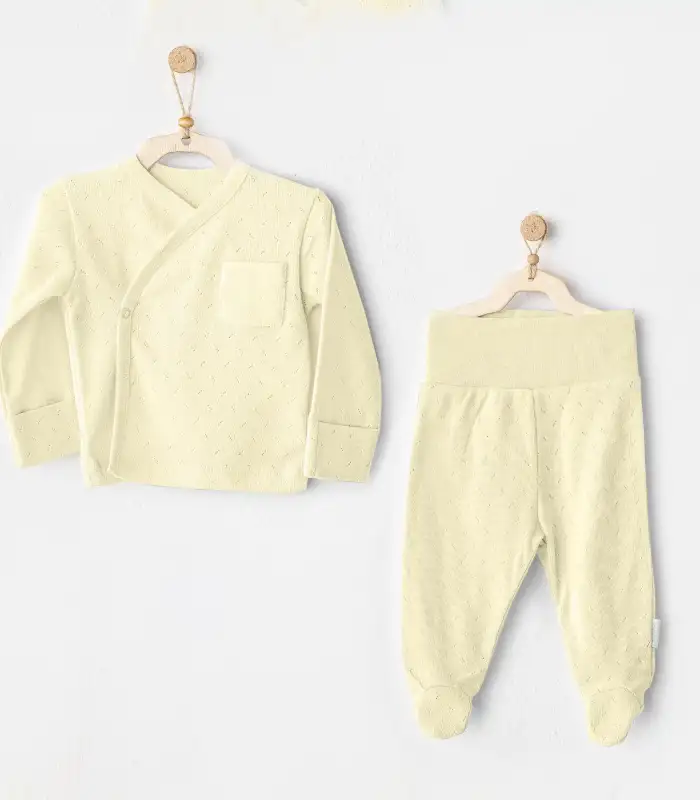 Andywawa AC25557 Side Snap Set 2Li Zıbın Takım Yellow