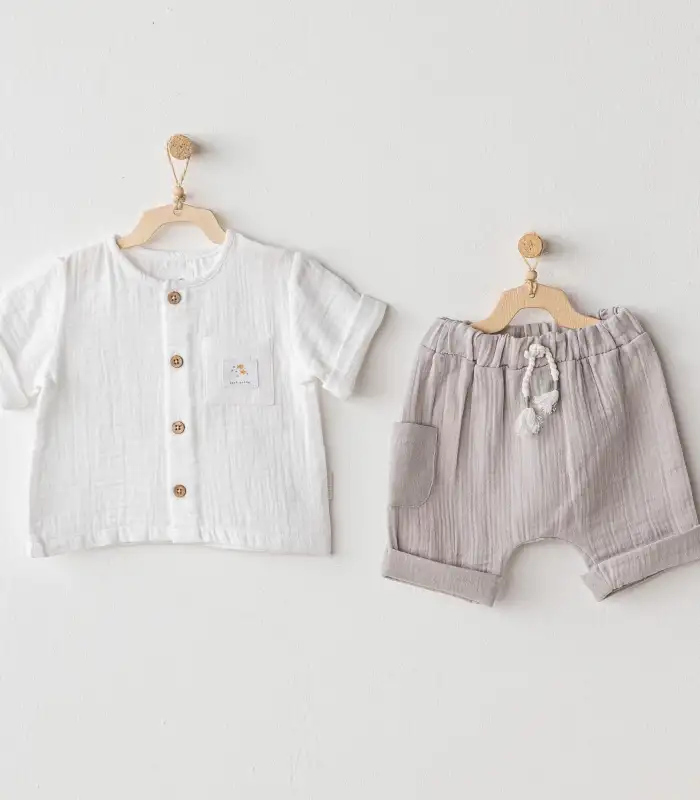 Andywawa AC25617 Ocean İs My Happy Place 2Li Takım Grey