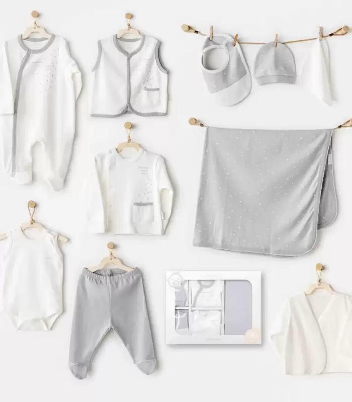 Andywawa AC25701 Mommys Little Star 10Lu Hastane Çıkışı Ekru