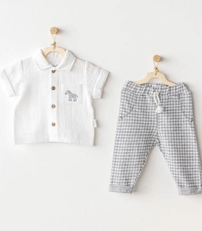 Andywawa AC25813 Little King 2Li Takım Grey