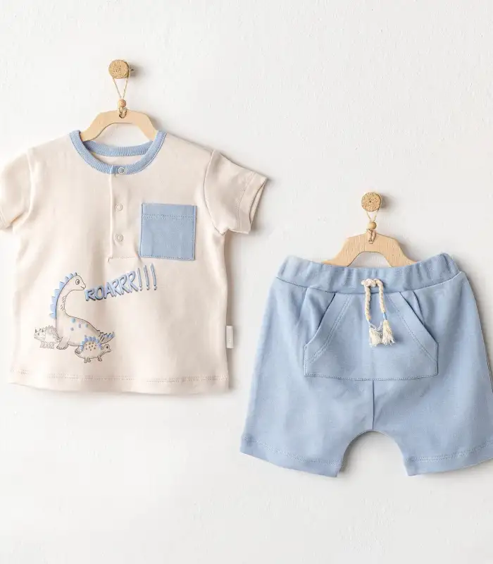 Andywawa AC25915 Dino 2Li Bebek Takım Blue