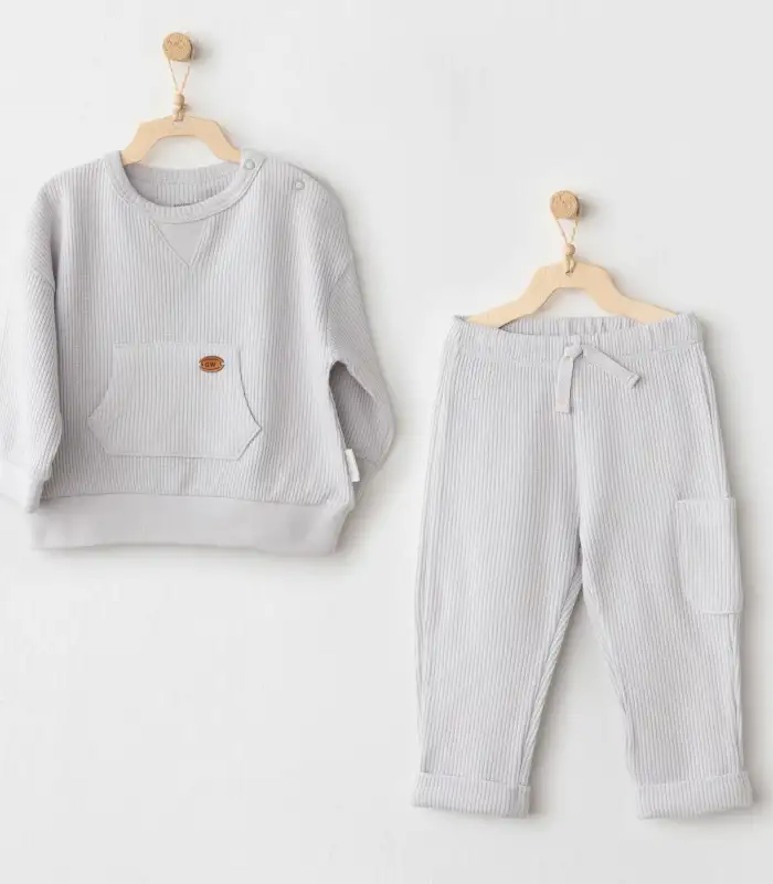Mummy S Snuggle Saurus 2li Takım Grey