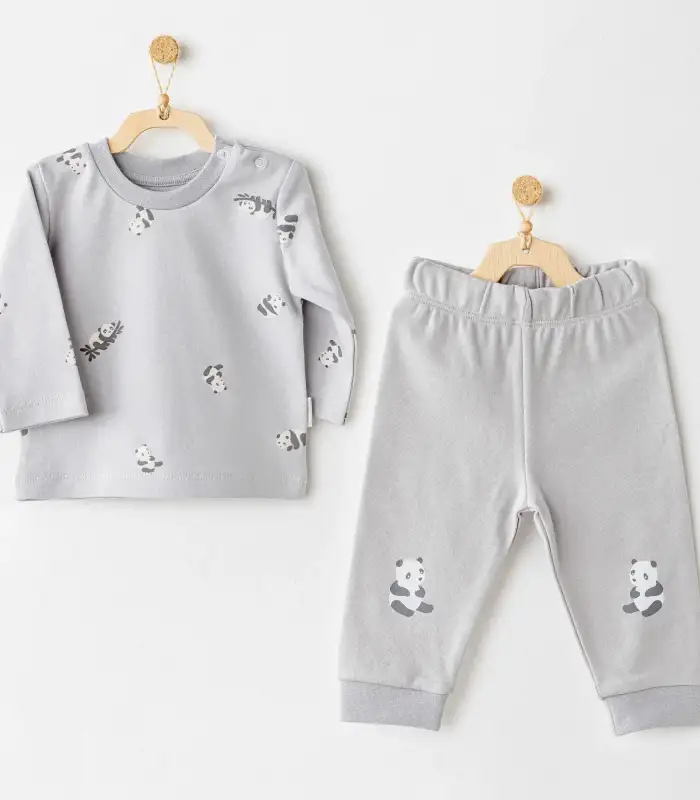 Keep Smiling 2li Takım Grey