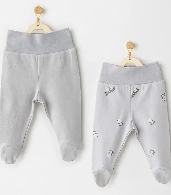 Keep Smiling 2li Pantolon Grey