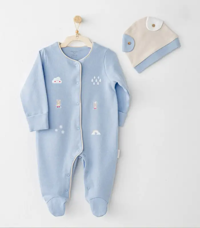 Hat Set Rainbow Tulum Takım Blue