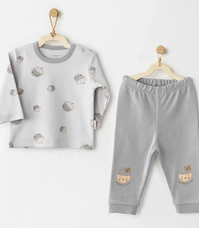 Hello Autumn 2li Takım Grey