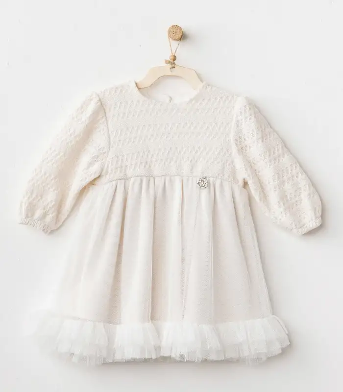 Wawa Exclusive Elbise Ekru