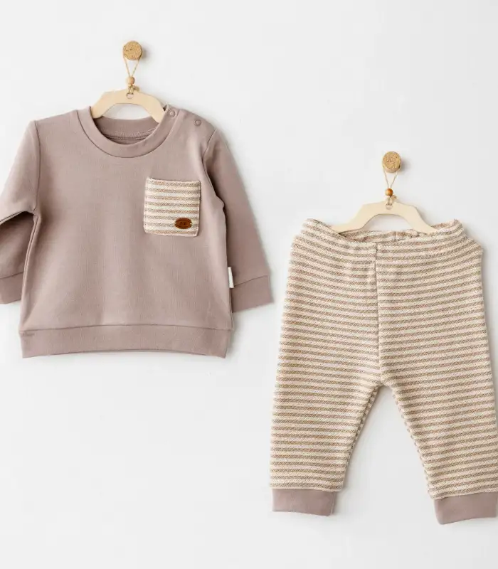 Andywawa AC26160 Tinny S Sheeps 2li Takım Beige