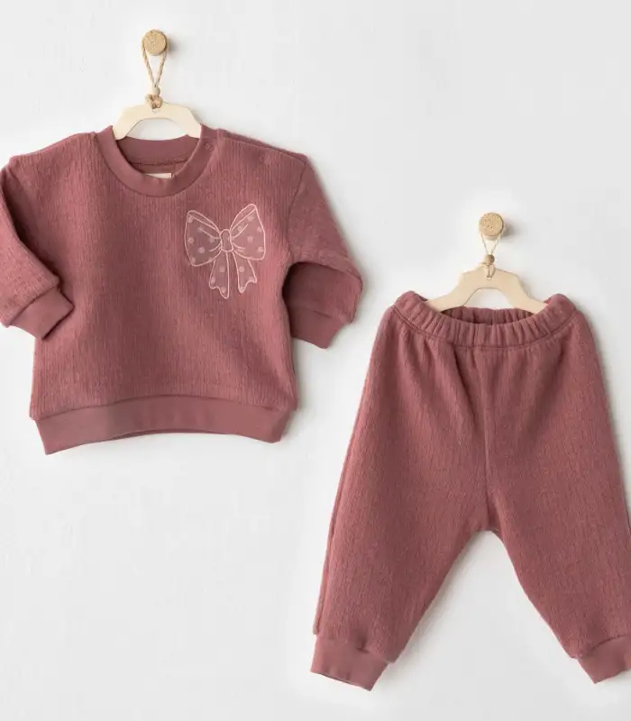 Casual 2li Takım Dusty Pink