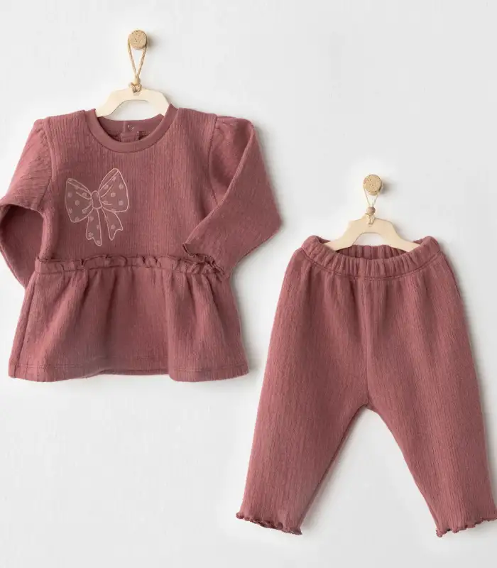 Casual 2li Takım Dusky Rose