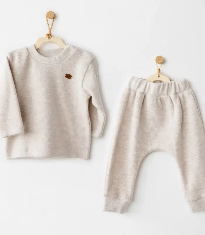 Casual 2li Takım Beige