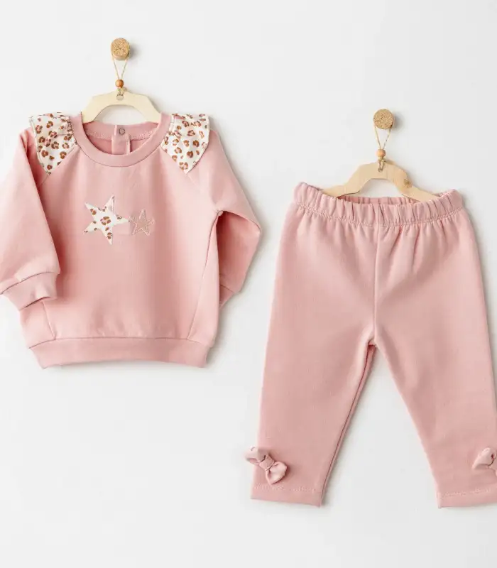 Andywawa AC26235 Little Leopard 2li Takım Pink