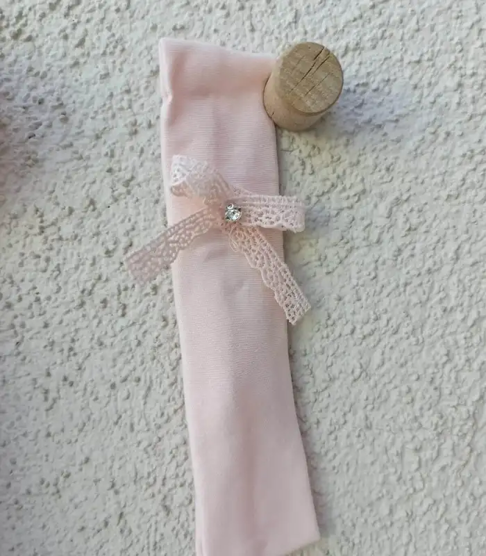 Bebek Yakalı Çiçek Işlemeli Bandanalı Badi 3-6-9 Ay