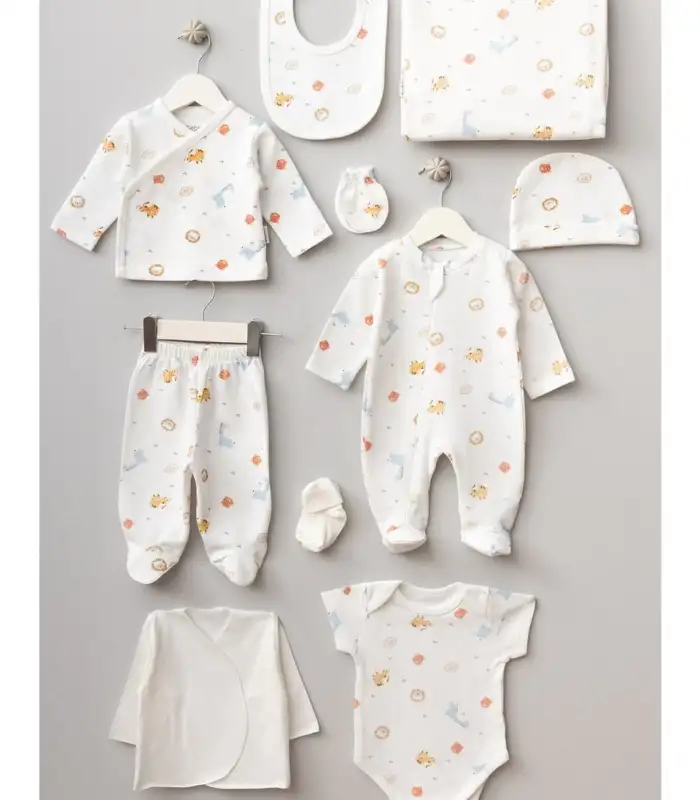 Bebitof Panter 10 Parça Hastane Çıkışı 10113 Ekru