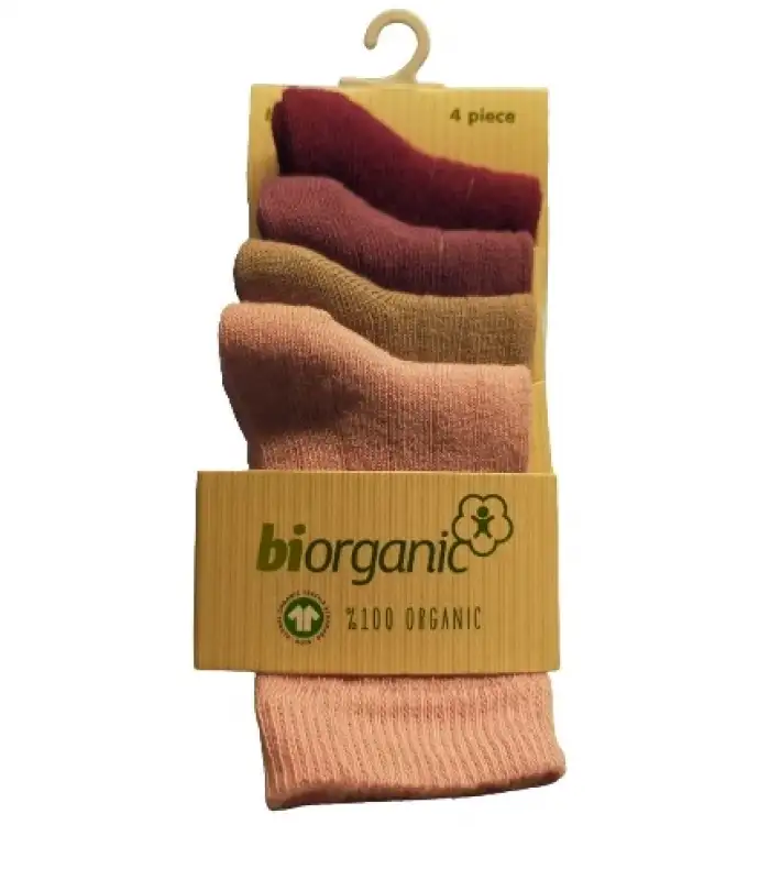 4Lü New Basıc Çocuk Çorap  Pembe