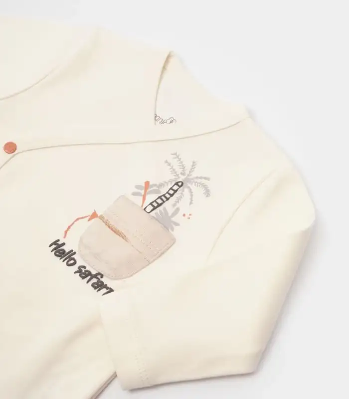 Hello Safari 5Li Hastane Çıkış Seti Ekru Kiremit