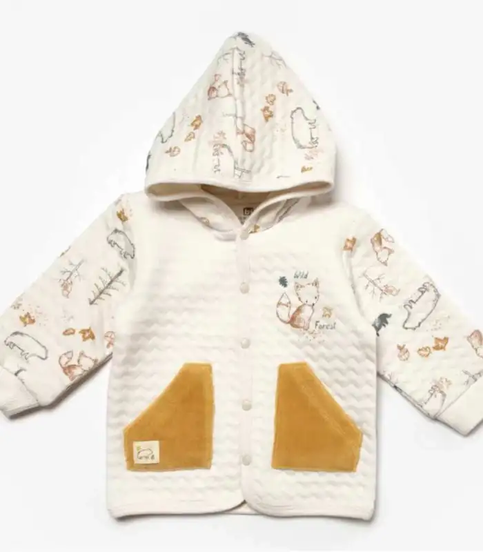 Wild Forest Bebek Hırka  Hardal Bej