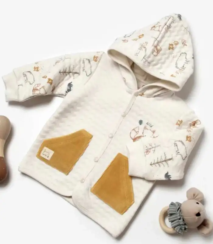 Wild Forest Bebek Hırka  Hardal Bej