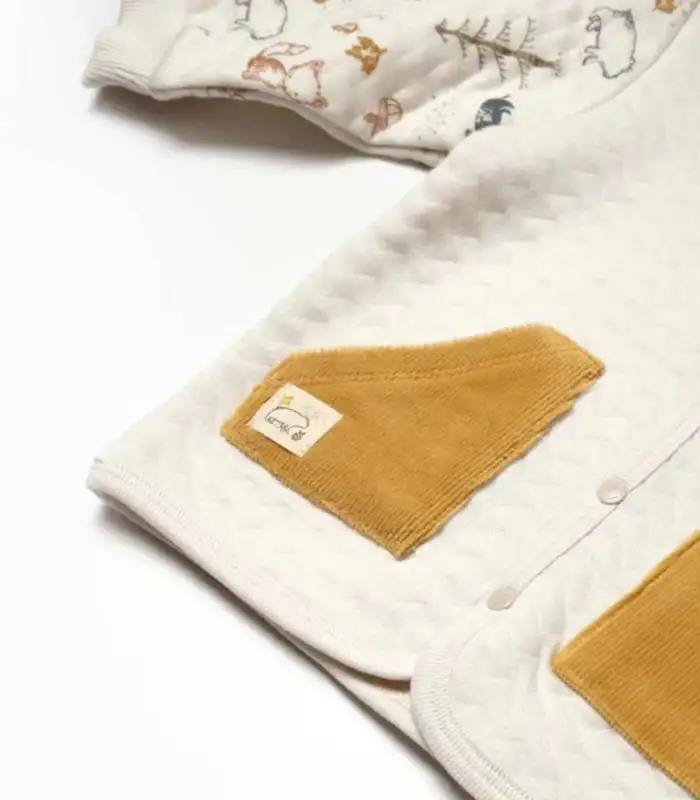 Wild Forest Bebek Hırka  Hardal Bej