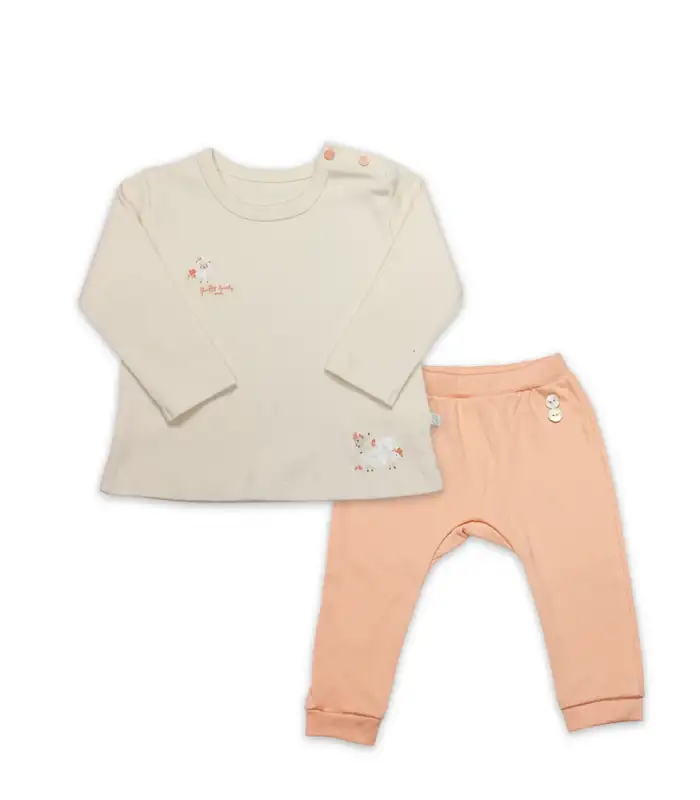 Bistyle 2Li Takım Fluffy And Lovely 14106 Bej