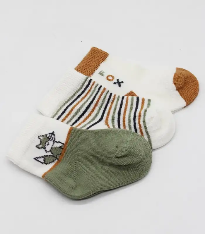 3Lü Penye Soket Çorap BS10109 Nil