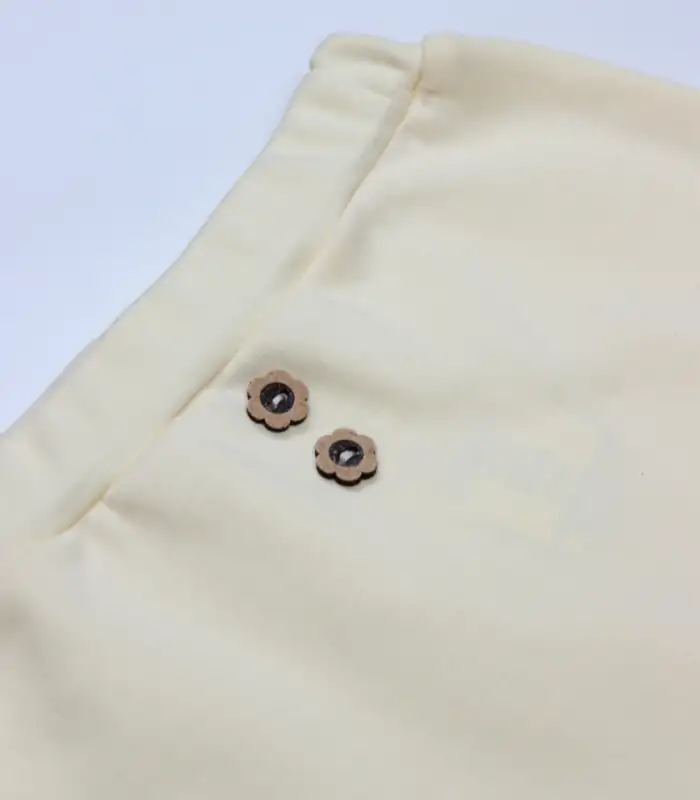 Bistyle 3lü Zıbın Takım Welcome Baby Duck 13104 Sarı-Ekru