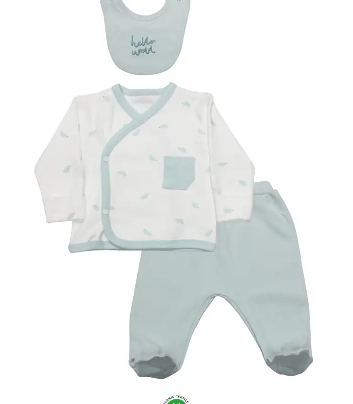 3Lü Zıbın Takım Hello World 13105 Mint