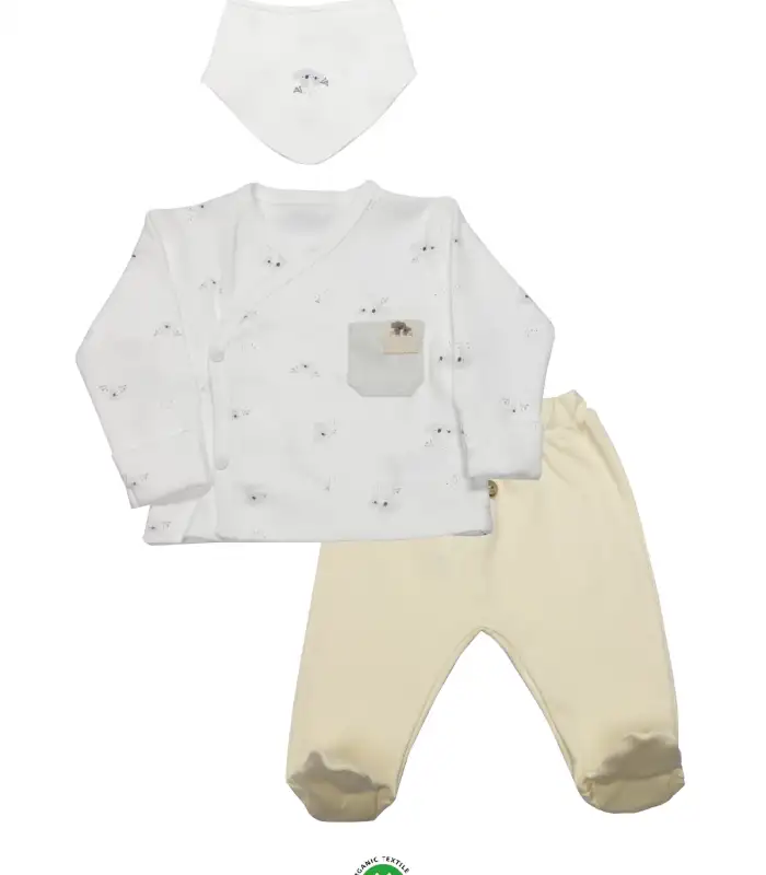 3Lü Zıbın Takım Lıttle Koala 13109 Gri