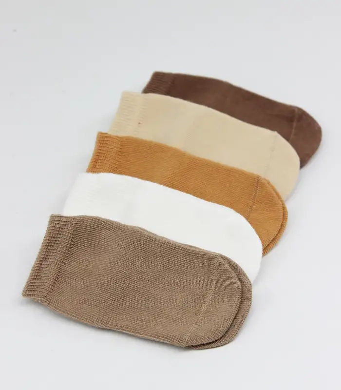 5li Penye Soket Kutulu Basic Çorap 10131 Bej