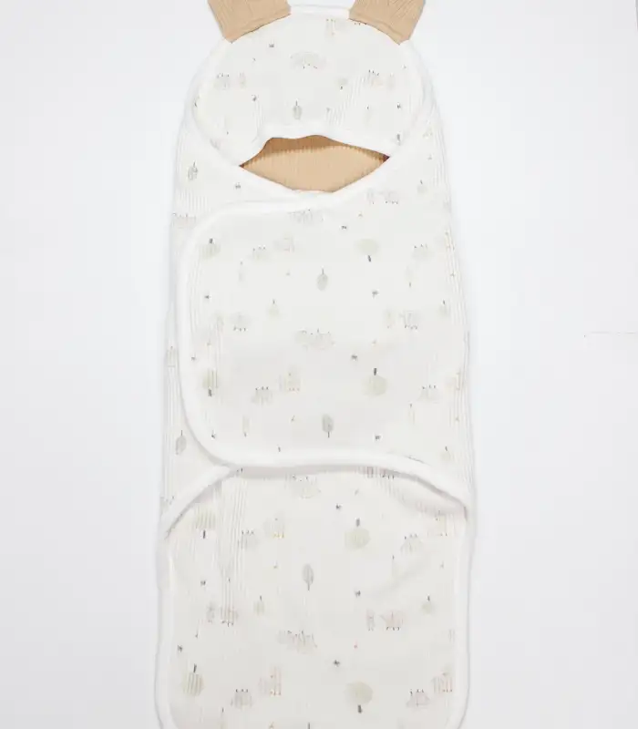 Always Dream Organik Bel Destekli Kundak 75101 Ekru Gri Siyah