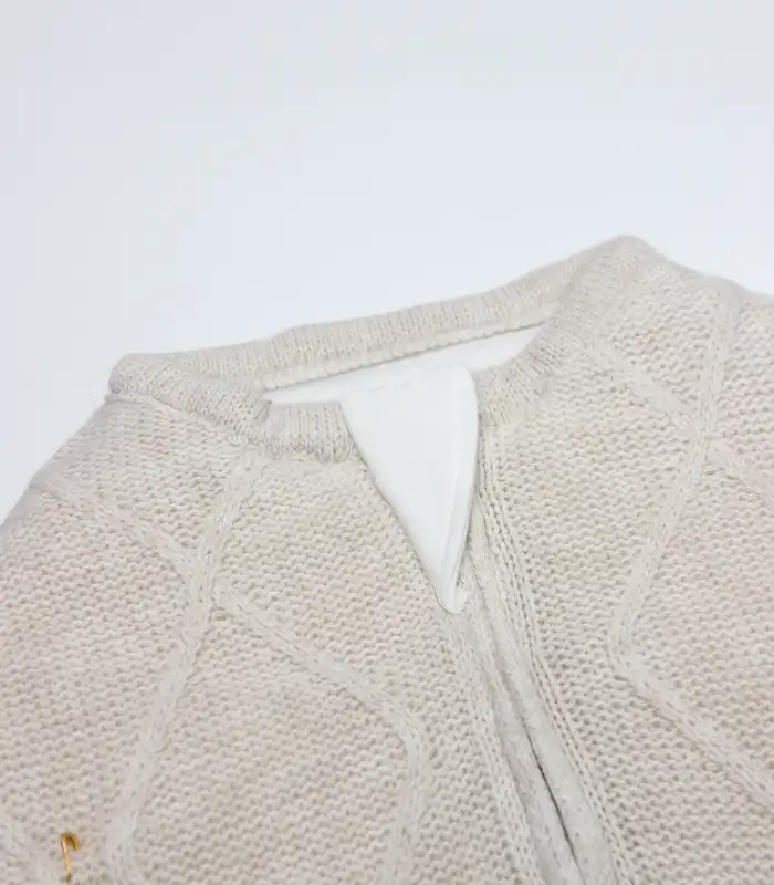 Baby İn Swadding Triko Kundak 75108 Bej