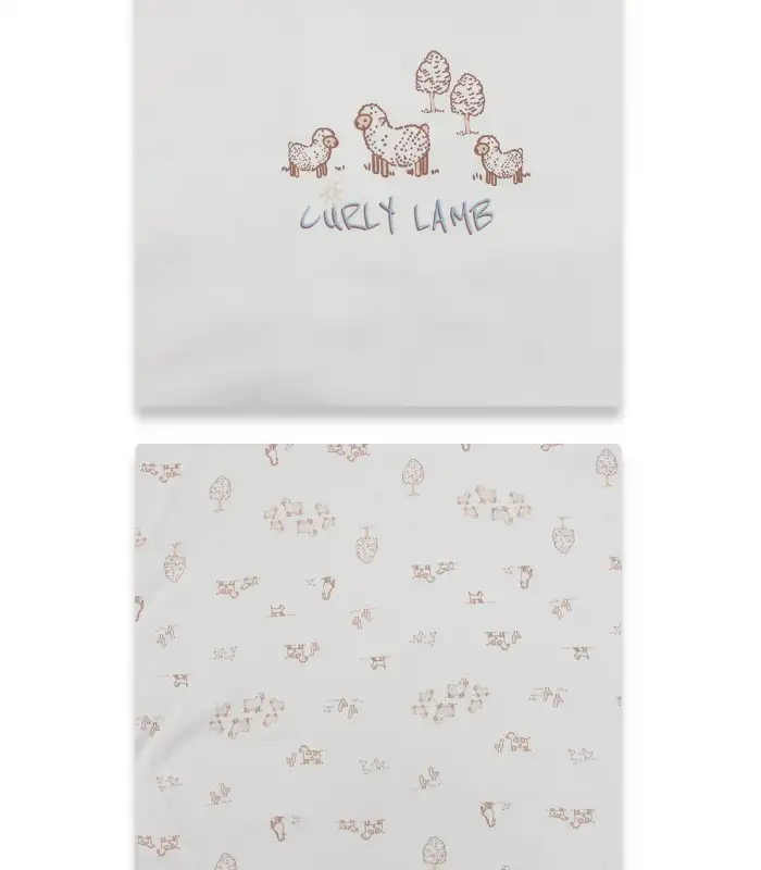 Curly Lamb 10Lu Hastane Çıkışı 11106 Bej Mavi Ekru