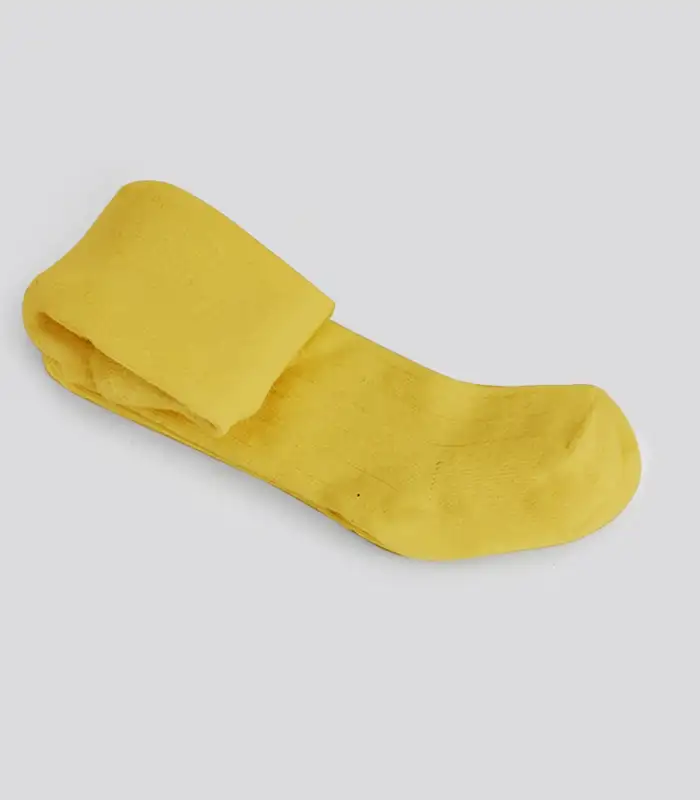 Derby Mix Tekli Penye Külotlu Çorap BS50102M Sarı