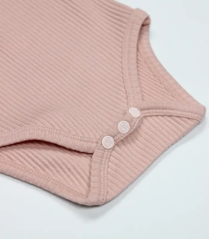 Flying Bloom White Yarım Kol 2Li Body 17118 Ekru Gül Kurusu