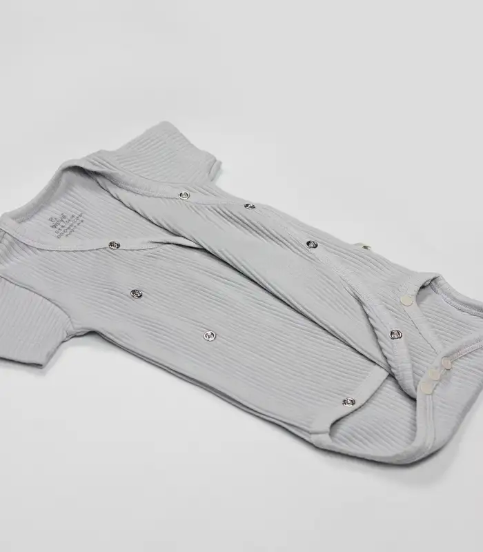 Flying Elephant 2li Yarım Kol Badi 17117 Ekru Gri