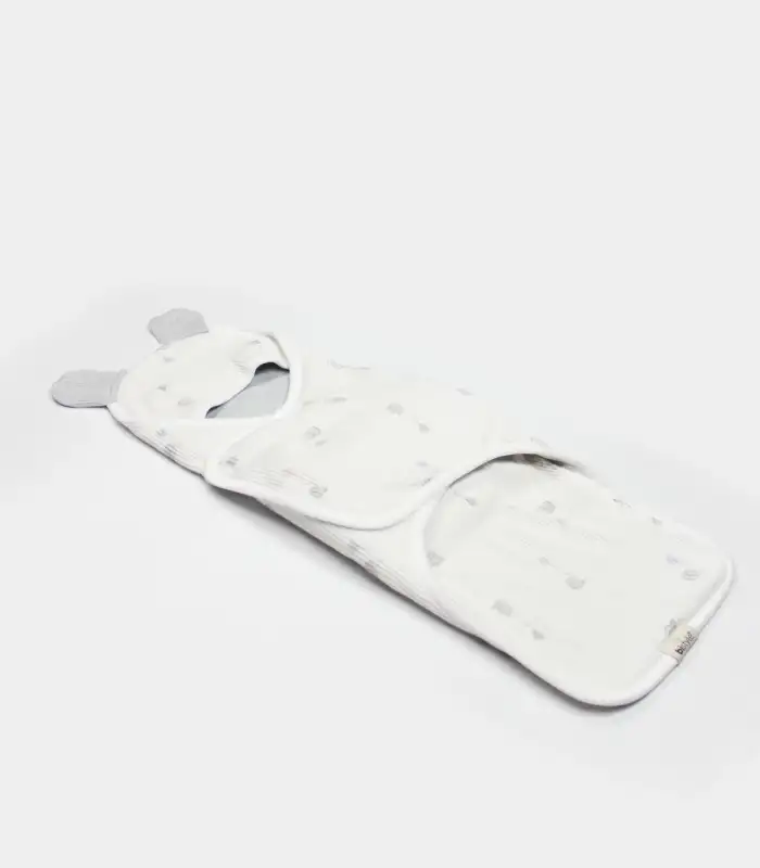 Flying Elephant Organik Bel Destekli Kundak 75102 Ekru Gri