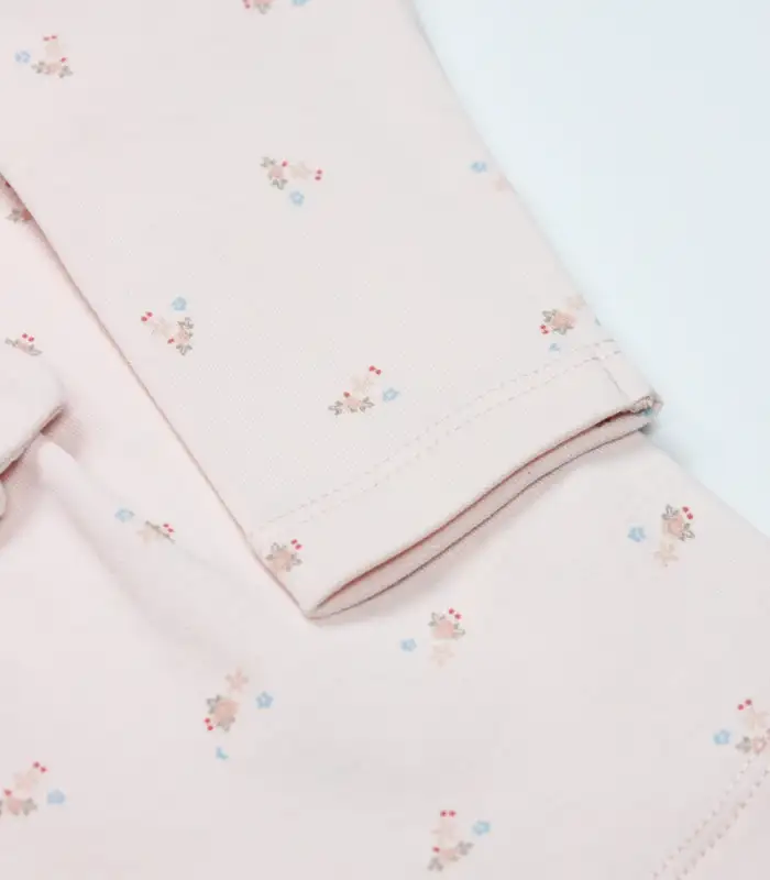 Grow İn Love 2Li Bebe Takım 14102 Pembe Ekru