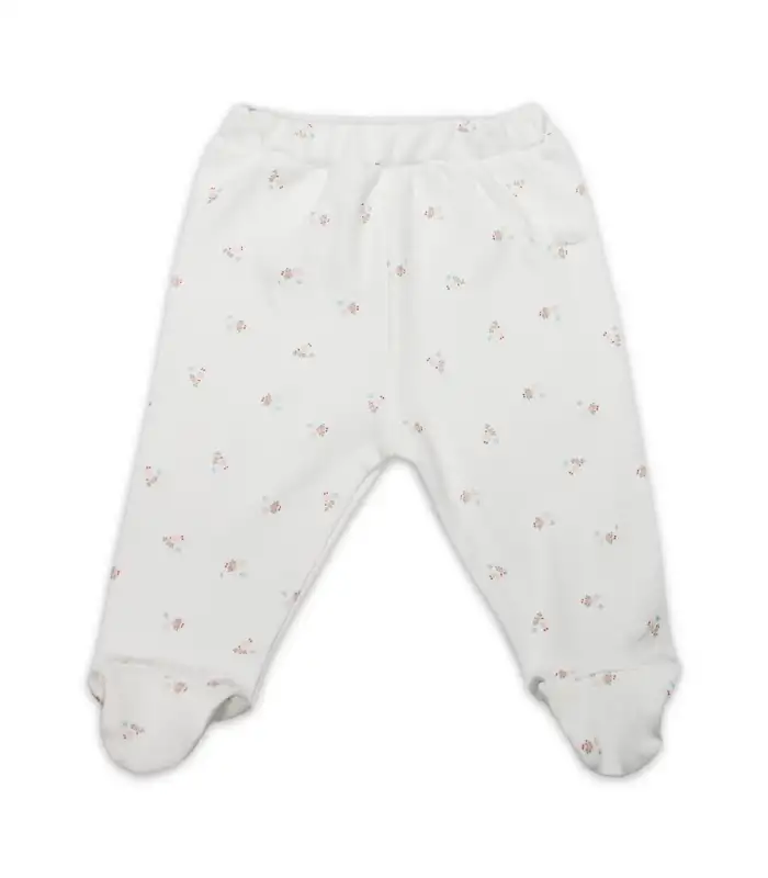 Grow İn Love Patikli Tek Alt 16103 Pembe Ekru