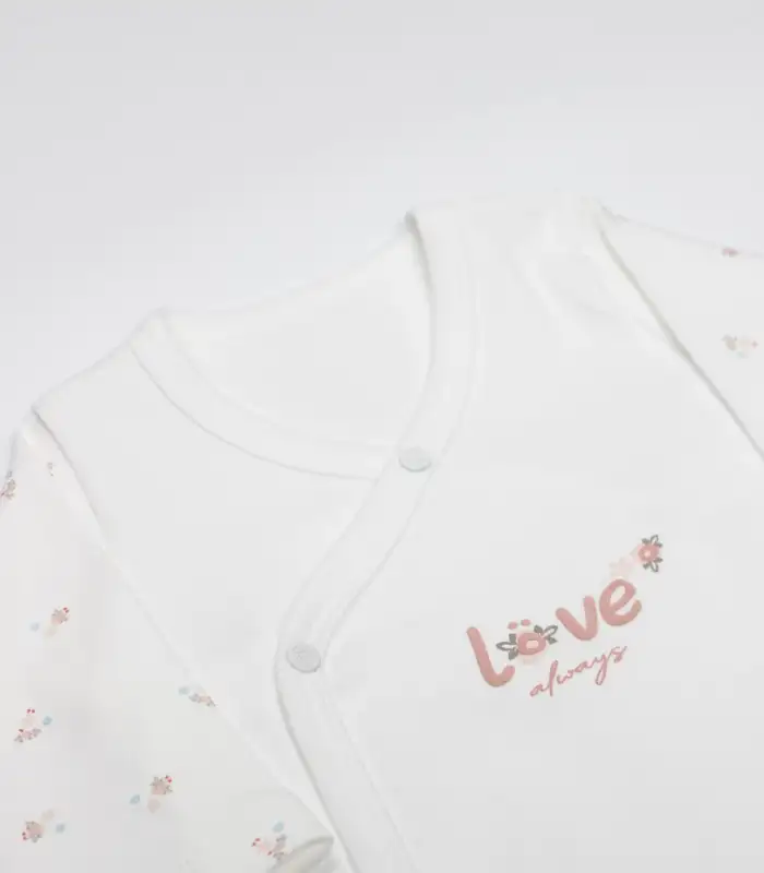 Grow İn Lowe Kravuze Body 17106 Pembe Ekru