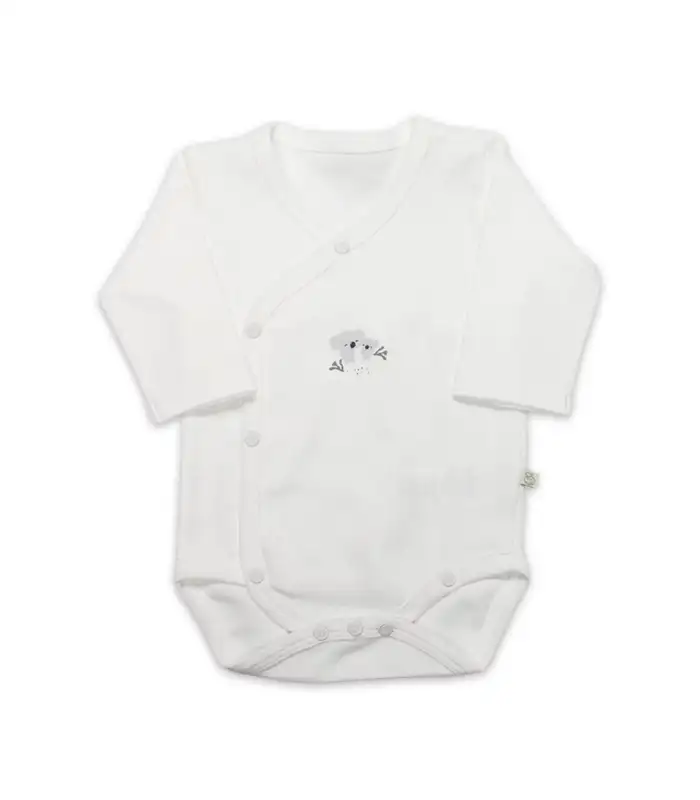 Kruvaze Body Uzun Kol Lıttle Koala 17113 Gri