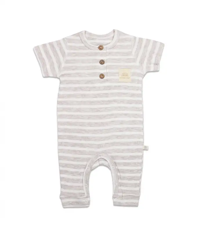 Line Colors Yarım Kol Patiksiz Tulum 15126 Bej