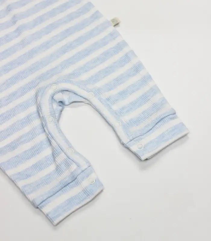 Line Colors Yarım Kol Patiksiz Tulum 15126 Mavi