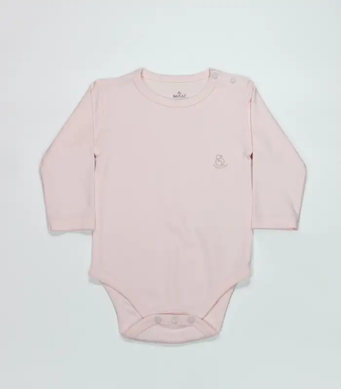 Natural Basic Style Uzun Kol Body 17104 Pembe