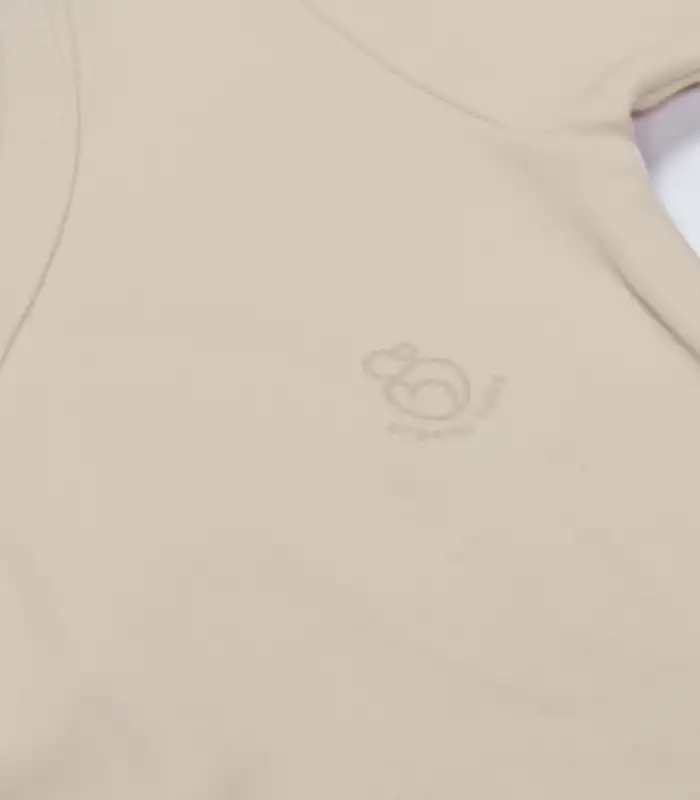 Organik Natural Basic Style Kruvaze Uzun Kol Body BS17102 Bej