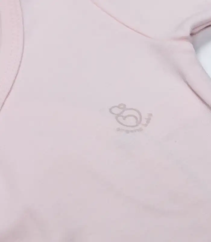 Organik Natural Basic Style Kruvaze Uzun Kol Body BS17102 Pembe