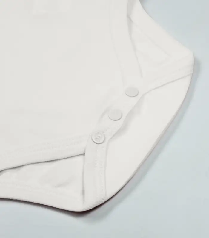 Organik Natural Basic Style Yarım Kol Body BS17103 Ekru