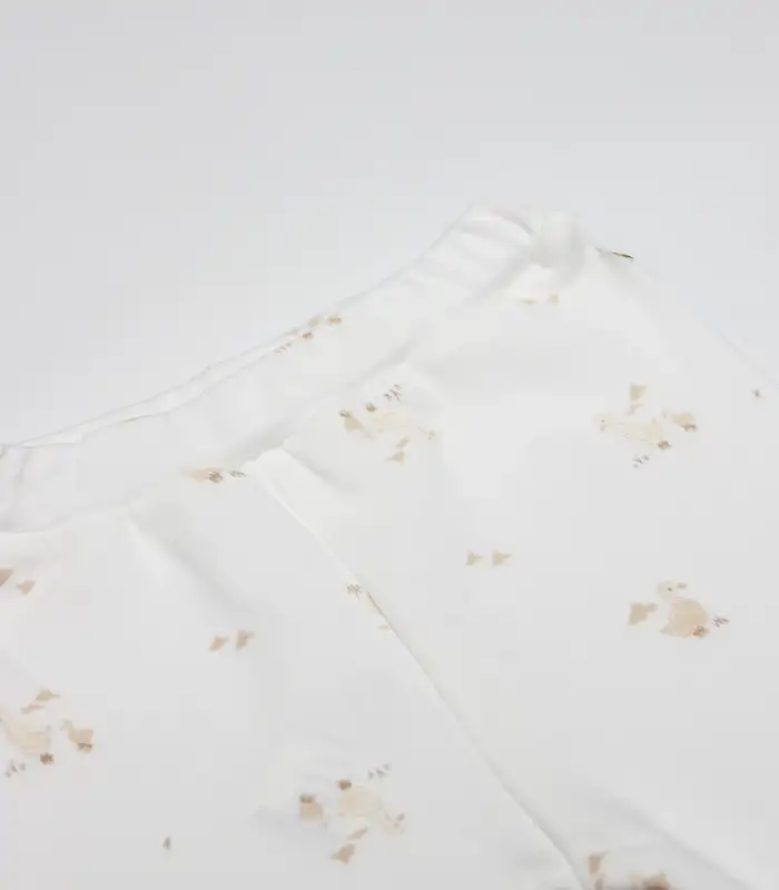 Patikli Alt Welcome Baby Duck 16107 Sarı-Ekru